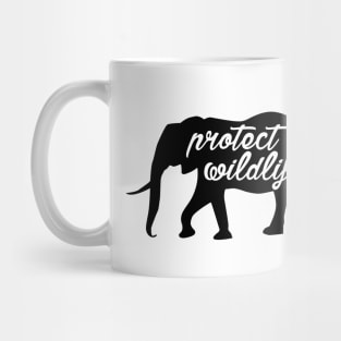 protect wildlife - elephant Mug